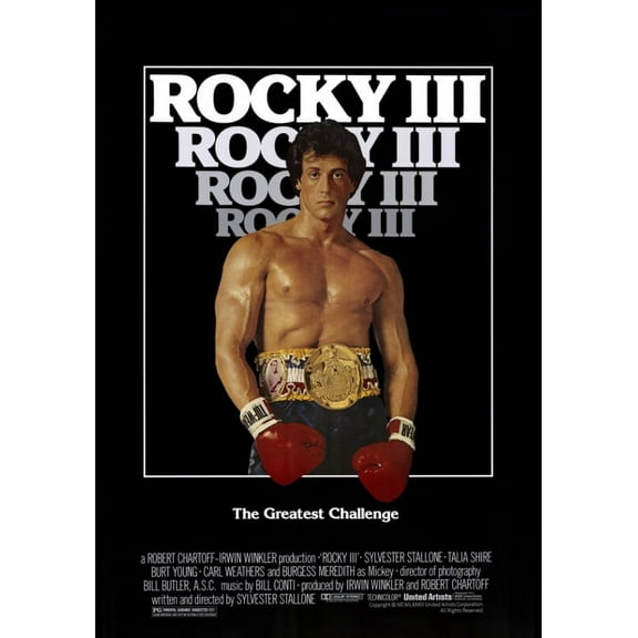 Rocky 3 Movie Poster Print (27 x 40)