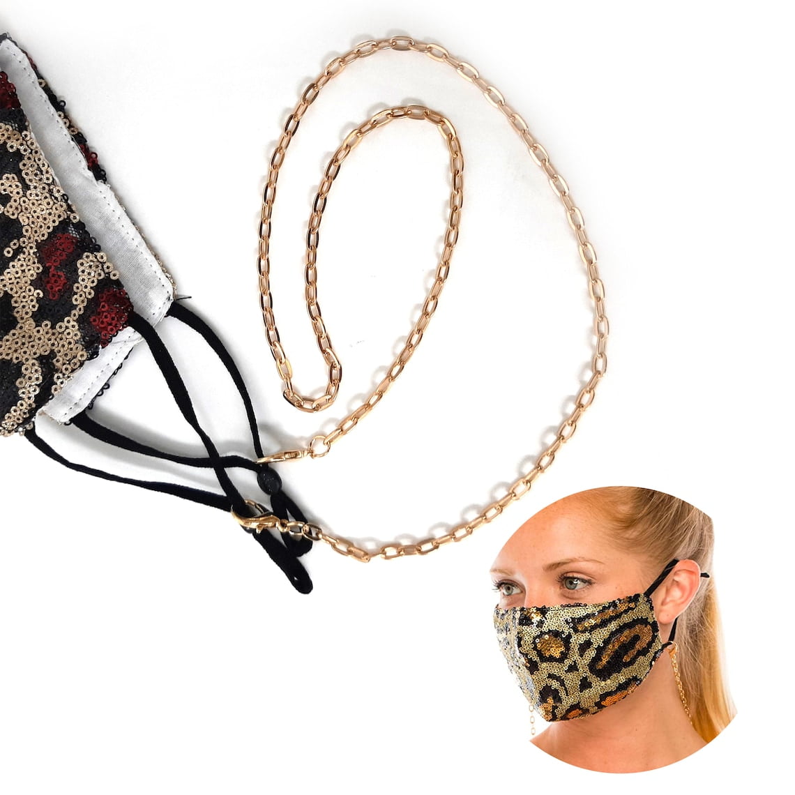 Beyond Trim Face Mask Chain Holder Lanyard Strap