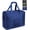 Blue, variant on Foldable Travel Duffle Bag with Trolley Sleeve 40L Capacity, Lightweight Packable Travel Duffel Bags with the Keyhole Zipper, Weekender Overnight Nylon Carry Bag for Men & Women, Blue