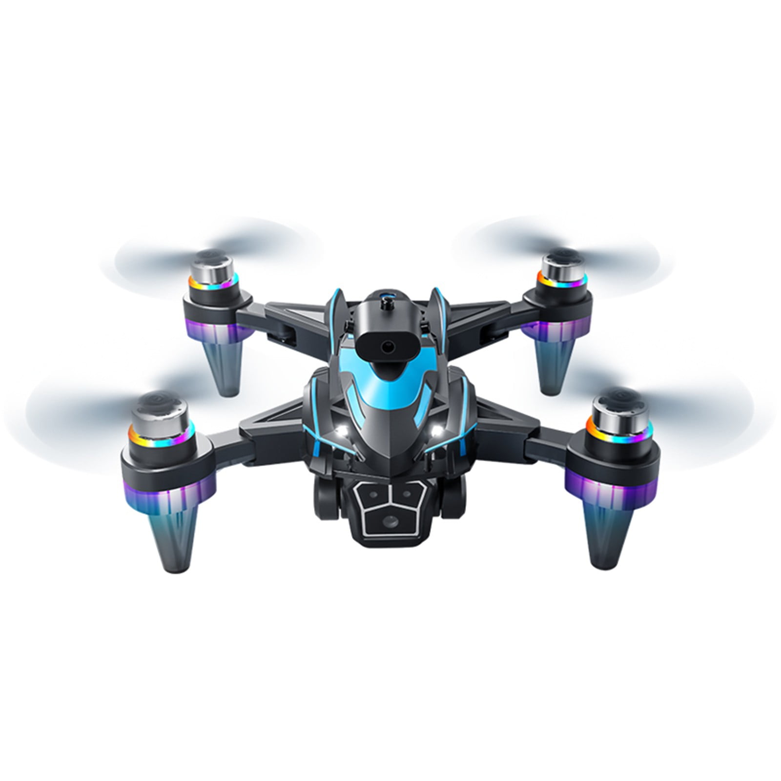Drone with Screen Remote Control, Brushless Motor And Cool LED Lights Drones, One Click Takeoff And Landing, Suitable for Adults And Teens