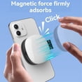 thumbnail image 4 of Luz LED Magnética para Selfies Recargable con Espejo, 3 Efectos de Iluminación Ajustables, Portátil y Plegable, 6500-7000 K., 4 of 8
