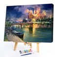 thumbnail image 1 of DIY pintura al óleo por números Notre Dame de Paris cuadro pintado a mano Kit de decoración del hogar Likrtyny decoración de arte, 1 of 9