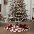thumbnail image 4 of Fotbe Cute Baseball Pattern Christmas Tree Skirt, Tree Skirts Plush Christmas Decorations, Christmas Tree Skirts Xmas Decorations Holiday Party Decor-36", 4 of 6