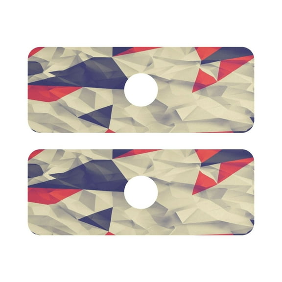 Seamless Pleated Pattern Quick Dry Silicone Algae Faucet Pad 14.7x5.4in 2 Pack Absorbent Mat for Kitchen Sink, Bathroom Countertop