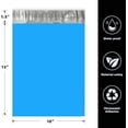 thumbnail image 5 of TRAEKESYI Blue Poly Mailers 10x13, 100 Pack - Waterproof, Strong Adhesive Shipping Bags for Clothing and Small Businesses - Durable Mailing Envelopes, 5 of 6