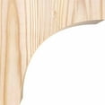 thumbnail image 3 of 5 1/2"W x 6"D x 6"H Huntington Smooth Corbel, Douglas Fir, 3 of 9