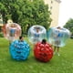 thumbnail image 4 of Pelota de choque inflable de PVC para exteriores, divertida, con burbujas, para deportes al aire libre, para adultos (transparente y azul), 4 of 5