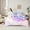 Purple Pink Blue, variant on Manfei Kawaii Unicorn 7-Piece Twin Bedding Sets,Cute Rainbow Lightning Pattern Bedding Comforter Set,Yellow Green Purple Ombre Sheet Sets For Girls Teens,Breathable Home Decor Reversible