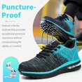 thumbnail image 3 of Nasogetch Steel Toe Work Shoes for Men Women Lightweight Non-slip with Air Cushion Safety Shoes, 3 of 7
