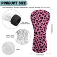 thumbnail image 6 of Yuyamidu Pink Leopard Print Golf Club Head Covers PU Leather Golf Head Covers Driver Headcover, Fairway Wood Head Cover, Hybrid Head Cover, 6 of 8
