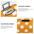 thumbnail image 5 of Daiia Orange And White Polka Dot Luggage Cover, Thickened Washable Travel Luggage Covers, Elastic Unique Baggage Covers for 18-20 inch Luggage-Small, 5 of 9