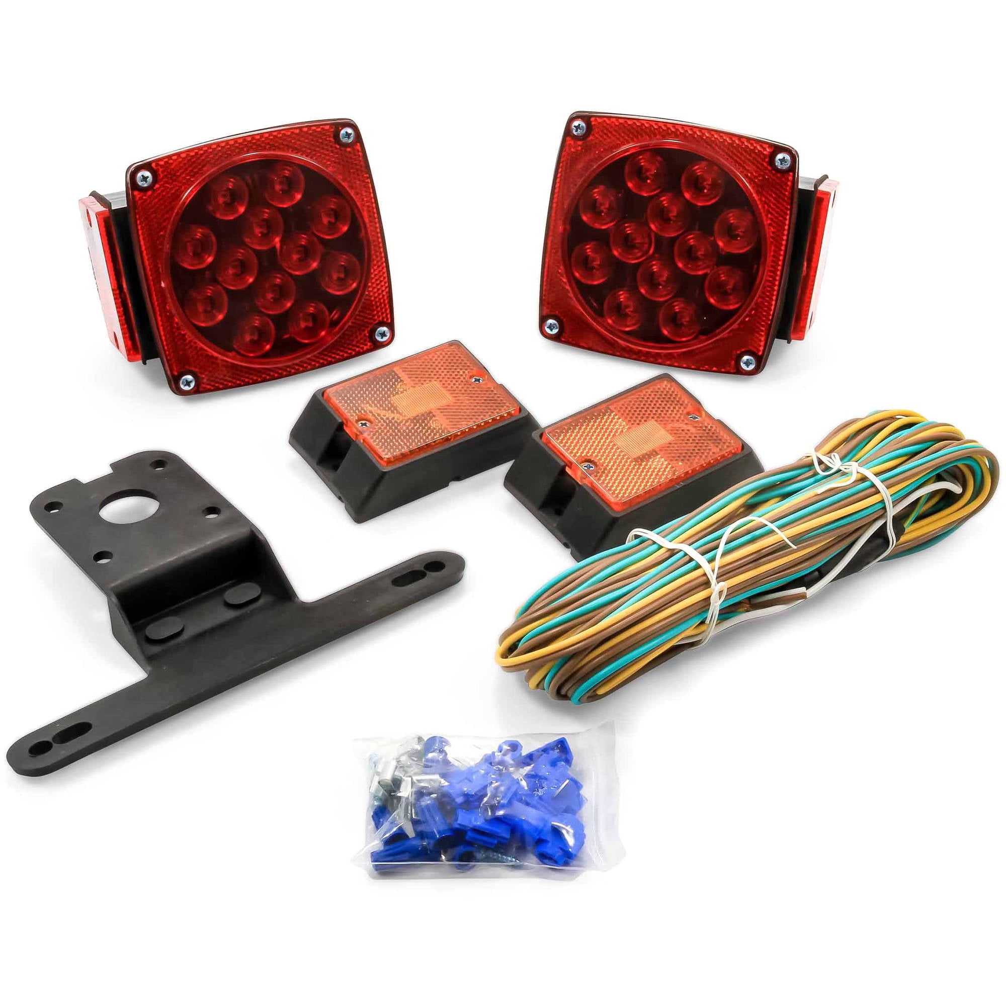 Camco 50020 LED Trailer Light Kit with Side Markers - Walmart.com ...