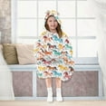 thumbnail image 7 of joogoo Blanket Hoodie for Cartoon Horses Oversize Sweatshirt 3-14 YR L, 7 of 7