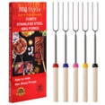 thumbnail image 1 of Palitos para asar malvaviscos, estilo barbacoa, telescópicos, 81 cm, paquete de 5, 1 of 7