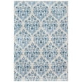 thumbnail image 4 of SAFAVIEH Martha Stewart Topher Floral Runner Rug, Cream/Blue, 2' x 8', 4 of 10