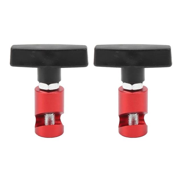 Lot de 2 pinces de support de capot pour hayon et coffre, rouge