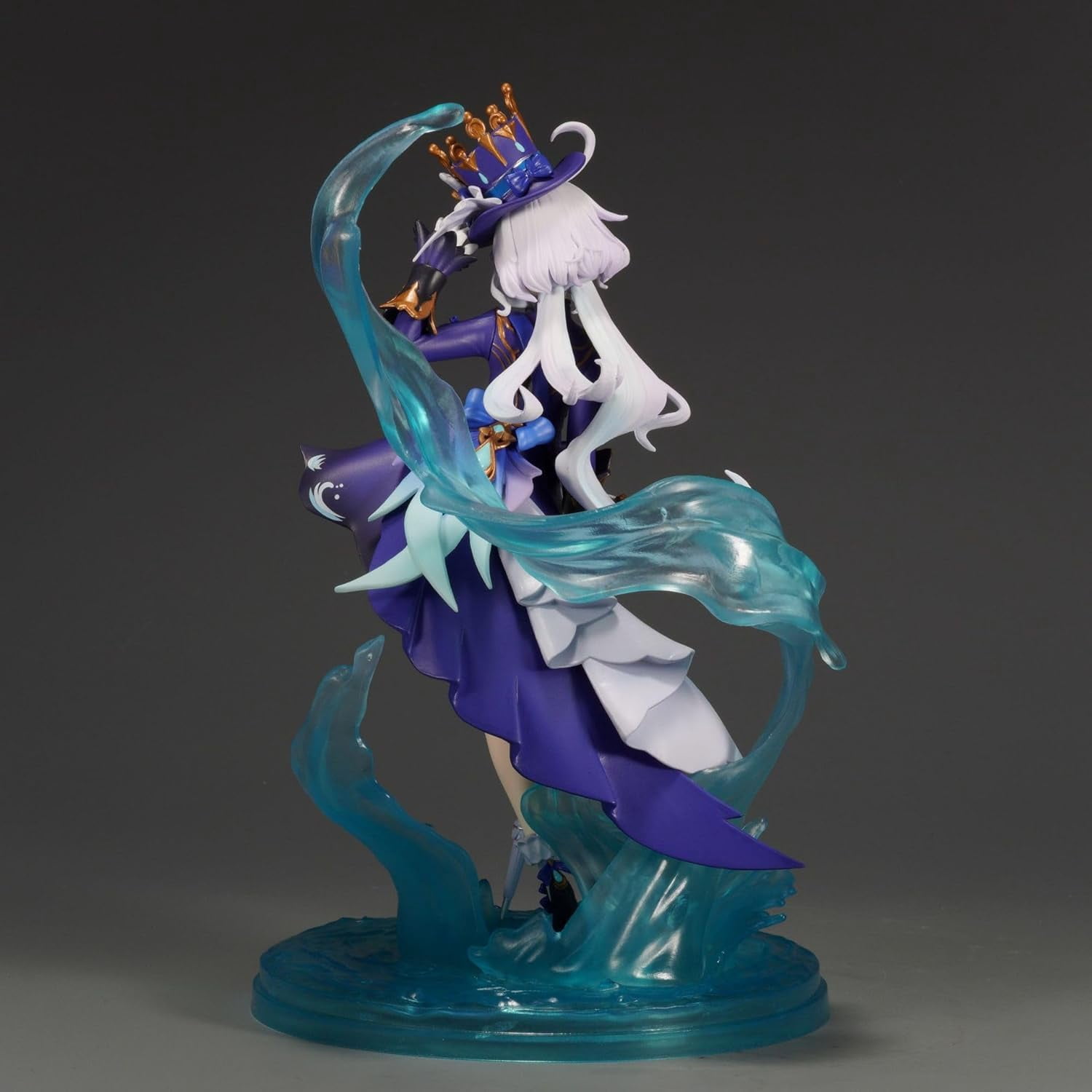 Furina Figure Canonicals Furina Water God Anime Figures 24cm/9.4inch PVC Handmade Anime Character Statue Model Decoration Gifts