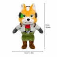 thumbnail image 4 of 10" Fox McCloud Star Cute Fox Stuffed Animal Plush Toy, Soft Space Pilot Fox Character Plushie, Collectible Gaming Plush Decor for Game Fans & Hobby Gift Giving, 4 of 6