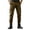 A01/Brown, variant on Cargo Pants for Men, Elastic Button Down Waisted Straight Slim Fit Work Pants with Multi Pockets, Casual Lightweight Workout Hiking Joggers Trousers S-2XL
