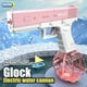 thumbnail image 3 of Pistola de agua eléctrica Glock, juguete de tiro, completamente automático, al aire libre para playa, verano, para niños, niñas y adultos, 3 of 4