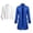 Q32 Blue, variant on Boys Gothic Victorian Tailcoat Jacket Long Sleeve Stand Collar Steampunk Costume Coat with Decorative Buttons Vintage formal Festival Party Clothing