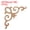 Light Brown, variant on Uxcell 4Pcs Self-Adhesive Wall Sticker Mirror Decals for Home, Light Gold (15x15cm)