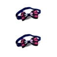 thumbnail image 4 of Collares para perros Greeniant corbatas de lazo Cachorro azul a cuadros, 4 of 6