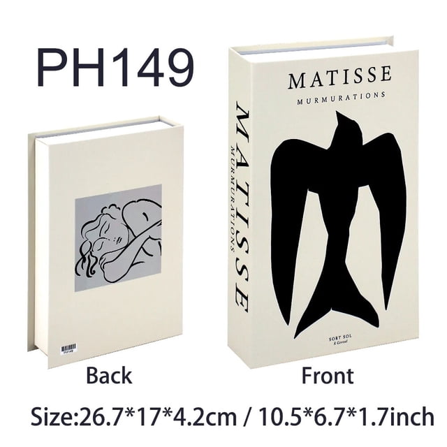 Libros falsos simples para decoración de mesa de café, caja de libros de decoración moderna para el hogar, caja de almacenamiento de Control remoto, París, Londres, Nueva York