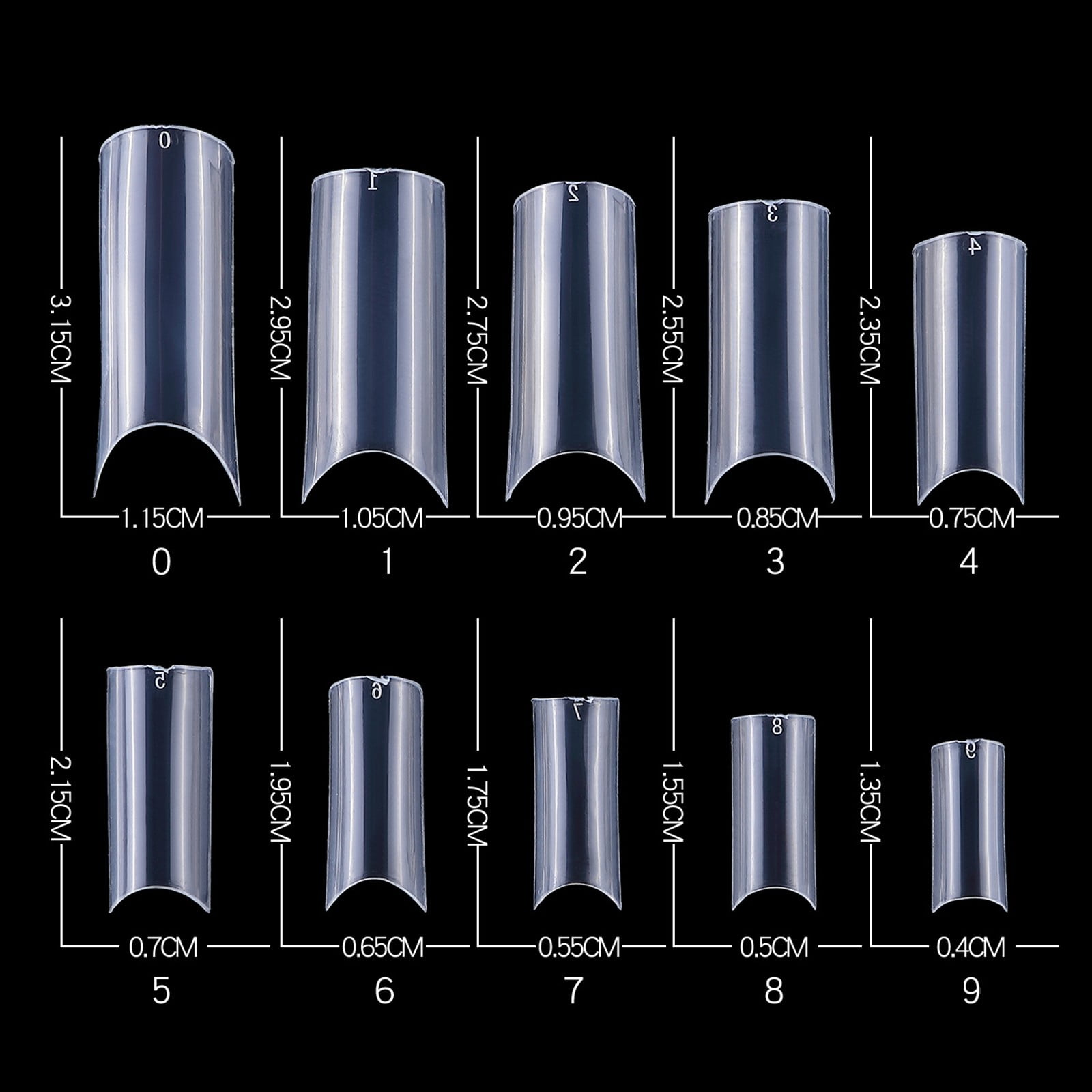 Clear Nail Tips Long Coffin Roofing Tarp Nails Extra Long Nail Tips Clear Acrylic Nail Tips Long Coffin Different Shaped Nails Gel Tips Nail Tips Coffin Large Nails Finger False Nails Clear