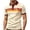 Khaki1, variant on Polo Shirts for Men Vintage Striped Collared Athletic Henley Golf Shirts Classic Loose Casual Tops Soft Work Blouse Khaki1 XXXXXL