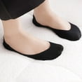thumbnail image 2 of EnJoCho No Show Socks Womens Low Cut Liner Non Slip Socks for Women Footies Invisible Socks for Flat Boat Nylon Non Slip Low Cut Thin Silk Socks for Flats Loafers Lightweight, 2 of 5