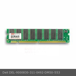 DMS DMS Data Memory Systems Replacement for Dell 311-0492 OptiPlex E1 333 128MB DMS Certified Memory PC100 16X64-8 CL2 SDRAM 168 Pin DIMM 