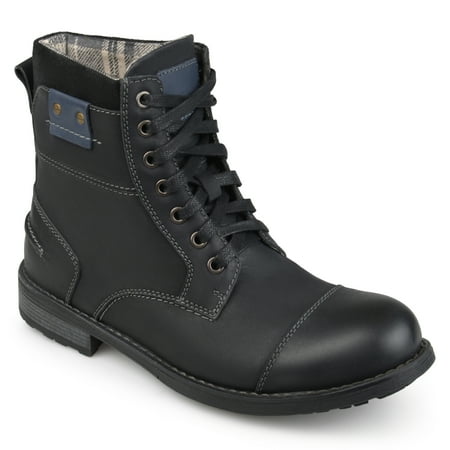 leather cap toe boots
