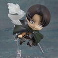 thumbnail image 3 of Figura de acción de Levi Ackerman de Attack on Titan, cara intercambiable, muñeca de anime coleccionable articulada y poseable, modelo de juguete de PVC para fanáticos y exhibición., 3 of 7