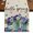 Light Beige Dark Blue, variant on Table Runners 120 Inches Long Dress Scarves, Hello Spring Farmhouse Coffee/Dining/Kitchen Table Runner for Living Room, Pastoral Purple Bottle Floral Wooden Plaid 13x120 Inch
