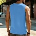 thumbnail image 5 of DxhmoneyHX Mens Tank Tops Wicking Muscle Blouse Summer V Neck Sleeveless Half Button Shirts Loose Gym Workout Athletic Tees, 5 of 9