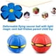 thumbnail image 4 of Niños Novedad Flying Ufo Flat Throwing Disc Ball Toy con Light Magic Vent Ball Frisbee Deformable Flying Saucer Ball Actuaciones Fancy Soft Kids Outdoor Spiderman Niños Regalo Xemadio WL-00986-1, 4 of 7