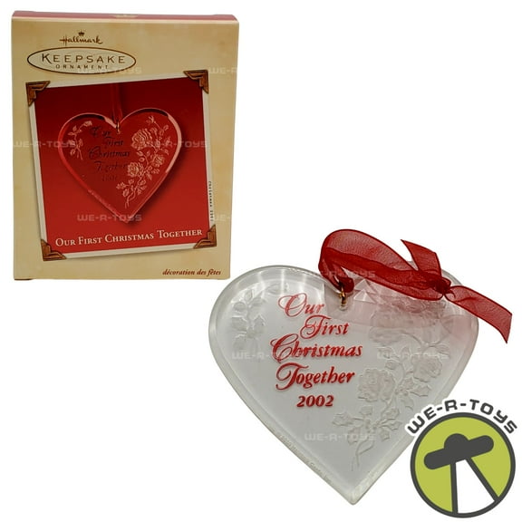 Hallmark Ornament 2002 Our First Christmas Together