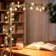 thumbnail image 6 of Cherry Blossom String Lights 100cm, Battery Operated LED Fairy Lights with Pink Flower Vine Garland, Flexible Copper Wire Decorative Lights for Wall Mirror Shelf Mantel, Indoor Outdoor Home Decor, 6 of 7