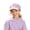 Purple, variant on RTKFRFLM Girls Butterfly Embroidered Sequin Baseball Cap Outdoor Adjustable Sun Protection Hat 3-6 Years