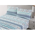 thumbnail image 3 of Floral Printed Sheet Set King Soft Microfiber Botanical Bed Sheets Extra Deep Pocket Pieces, 3 of 7