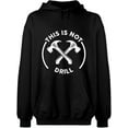 thumbnail image 2 of OXI Hoodie Sweatshirt - This is Not Drill, Basic Casual Hoodie for Men's and Women Fleece Hoodie Long Sleeve - Black 3X-Large, 2 of 3