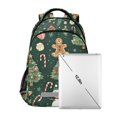 thumbnail image 7 of FORMRS Kids School Backpack Elementary Student Unisex Travel Bookbag with Reflective Stripes, Green Christmas Trees, 7 of 7