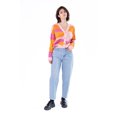 thumbnail image 3 of Ragstock Pink Combo Abstract Landscape Cardigan, 3 of 4