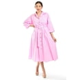 thumbnail image 1 of Vestido camisero con cinto Roman Fashion /Juvenil, 3827-p (Rosa) rosa CH, 1 of 5