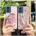 thumbnail image 5 of LYM-Phone Case For MOTO G Play 2024/4G/5G, Anti-knock Anti-dust Oil Painting flower Durable Fashion Design Dirt-resistant Shockproof Full wrap Phone Pouch Protective TPU Cartoon Cute, 5 of 9