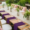 thumbnail image 3 of Pure Dark Purple Cloth Napkins, Simple Solid Color Washable and Reusable Dinner Napkins Set of 6, Table Napkin for Kitchen Party Birthday Wedding Hotel Housewarming 20"x20", 3 of 8