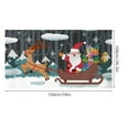 thumbnail image 3 of adviicd Christmas Outdoor Garage Door Tapestry Cloth Holiday Party Decoration Background Cloth Matching Hanging Cloth Multi Size, 3 of 5
