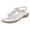 Silver, variant on Vedolay Sandals Women Women's Comfort Rubber Slides Lightweight Flat Sandals,Gold 7