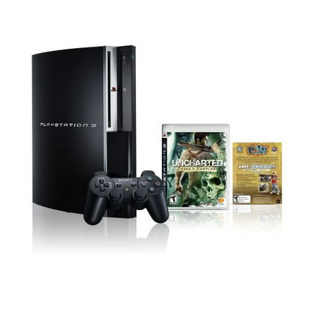 Refurbished PlayStation 3 160GB Uncharted: Drake's Fortune (Best Price On Ps3 Bundle)